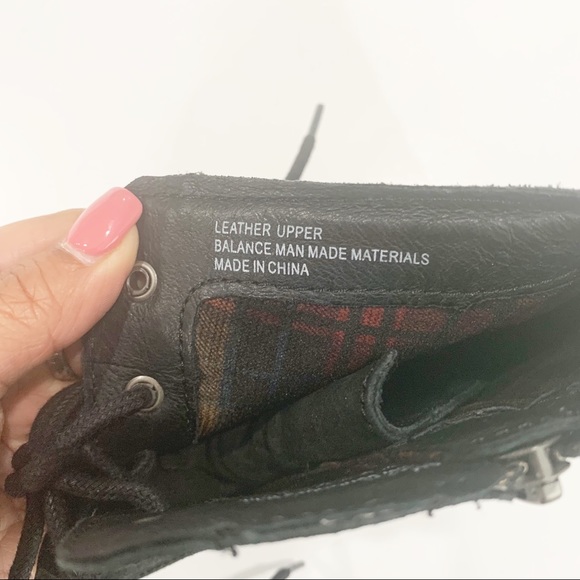 Born black lace up booties 6 - Picture 4 of 4